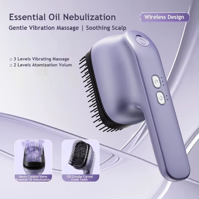 Essential Oil Nebulizing Scalp Massager