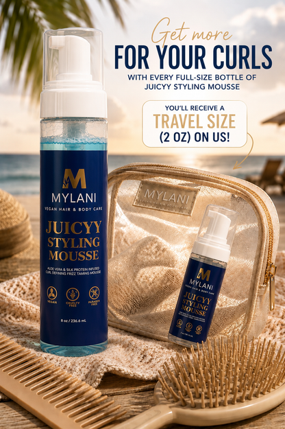 Juicyy Styling Mousse – Lightweight Hold, Defined Curls & Frizz Control