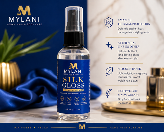 Silk Gloss™ Thermal Gloss Mist | Heat Protectant & Shine Spray