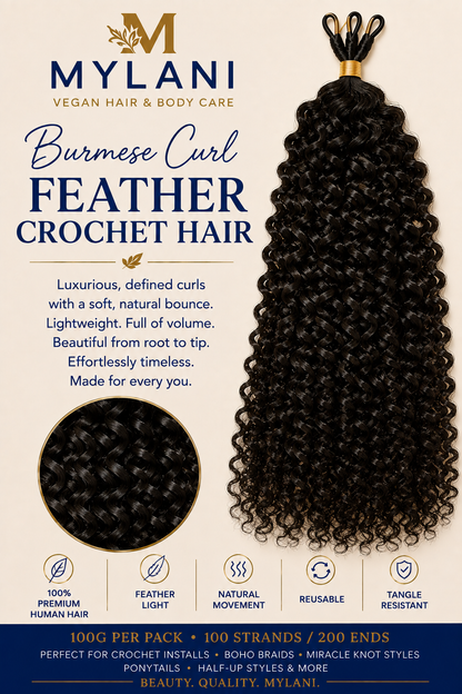 Mylani Feather Crochet Hair™ | 100% Human Hair