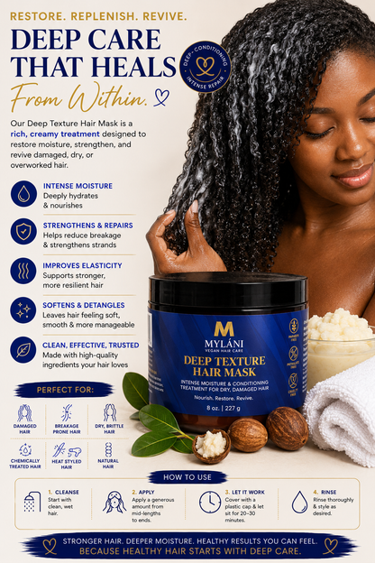 Deep Moisture Treatment – Weekly Reset for Dry & Damaged Hair
