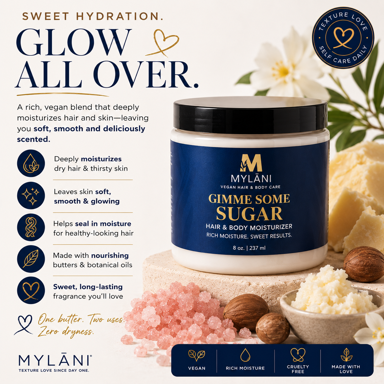 Gimme Some Sugar Hair & Skin Butter – Sweet Moisture for Hair & Body