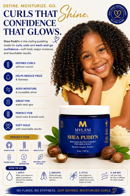 Shea Pudd'n Curl Defining Cream – Soft Hold, Zero Crunch