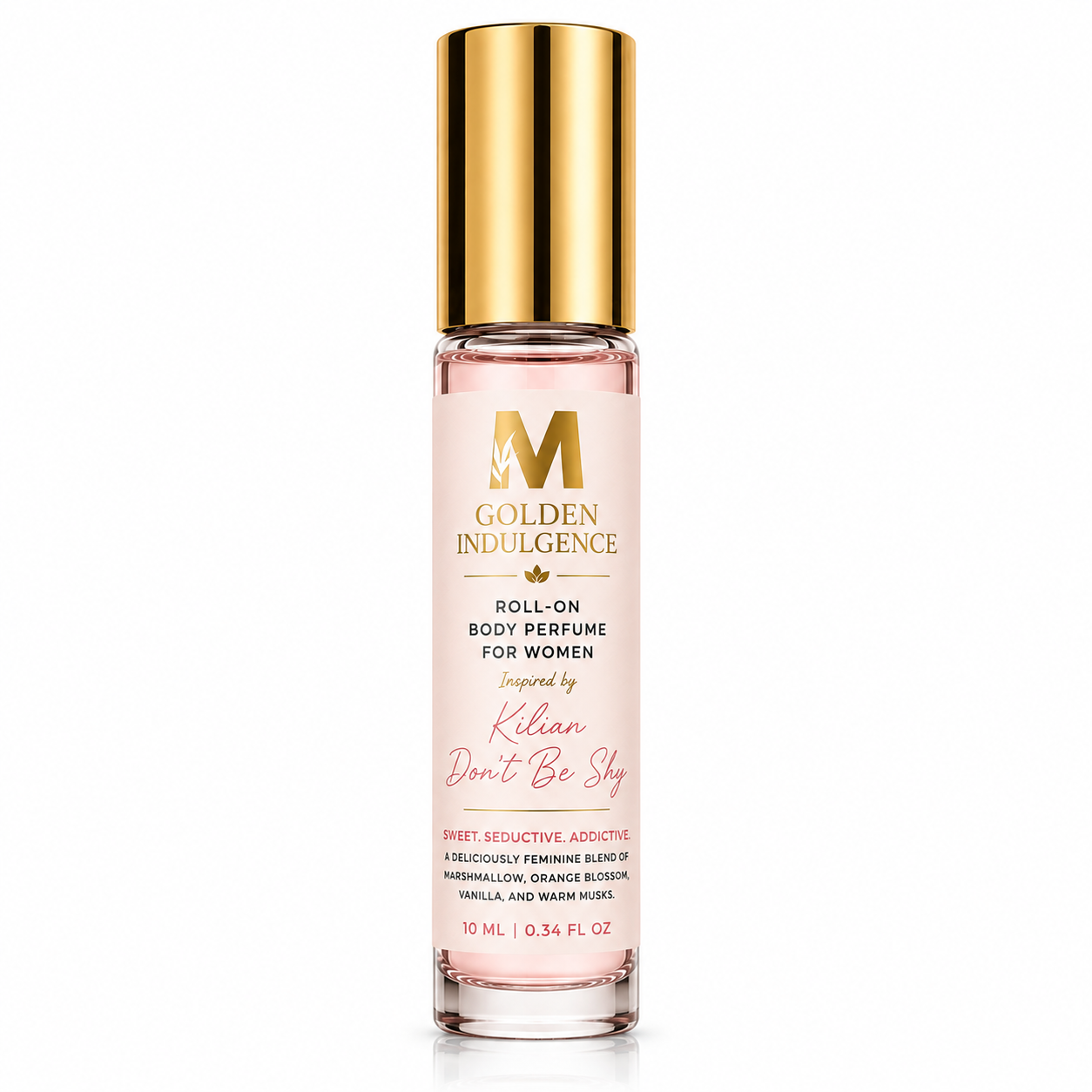 Golden Indulgence™ Roll-On Body Perfume Inspired by Kilian Love, Don't Be Shy