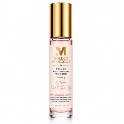 Golden Indulgence™ Roll-On Body Perfume Inspired by Kilian Love, Don't Be Shy