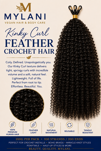 Mylani Feather Crochet Hair™ | 100% Human Hair