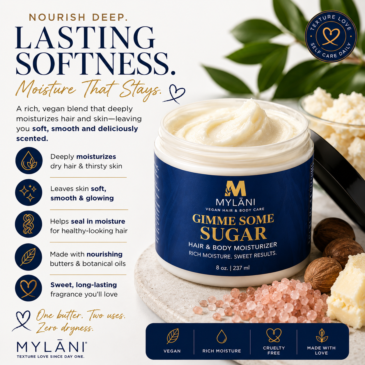 Gimme Some Sugar Hair & Skin Butter – Sweet Moisture for Hair & Body