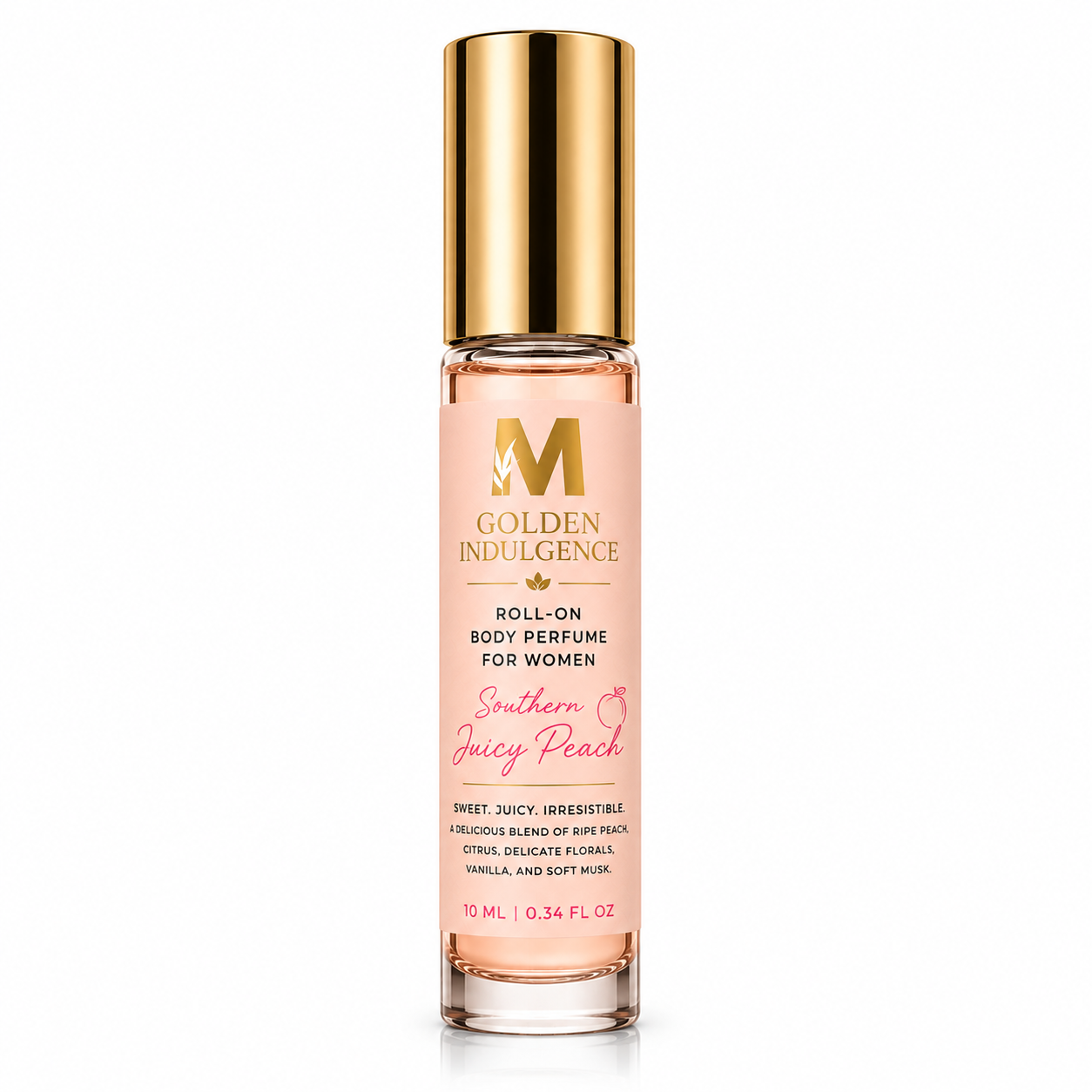 Golden Indulgence™ Roll-On Body Perfume Southern Juicy Peach