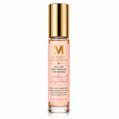 Golden Indulgence™ Roll-On Body Perfume Southern Juicy Peach