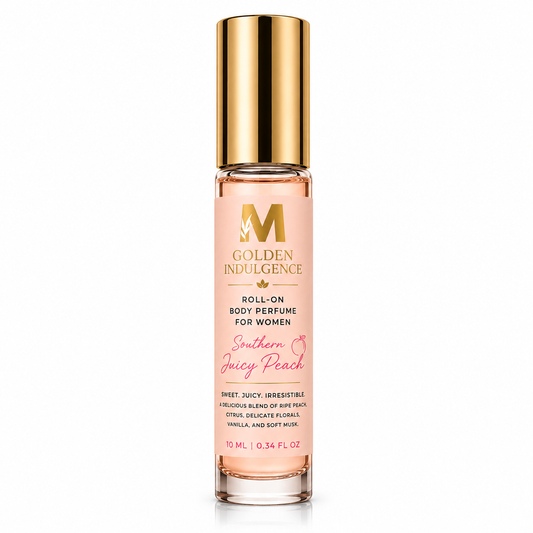 Golden Indulgence™ Roll-On Body Perfume Southern Juicy Peach