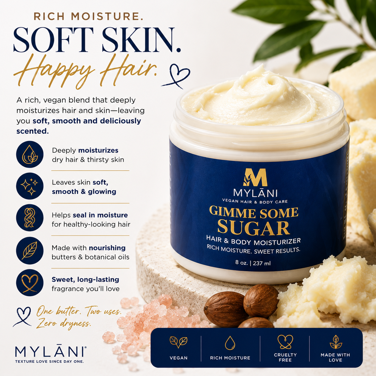 Gimme Some Sugar Hair & Skin Butter – Sweet Moisture for Hair & Body