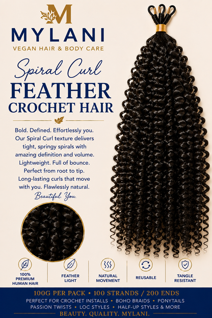 Mylani Feather Crochet Hair™ | 100% Human Hair